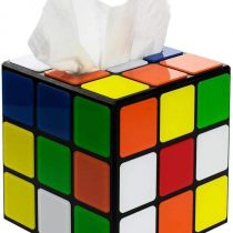 getDigital 8372 Magic Cube Tissue Box Cover with Magnetic Lock - Multicolored 14 x 14 x 14 cm