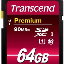 Transcend 64GB SDXC/SDHC Class 10 USH-I (Premium) Memory Card