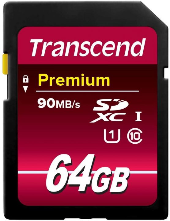 Transcend 64GB SDXC/SDHC Class 10 USH-I (Premium) Memory Card