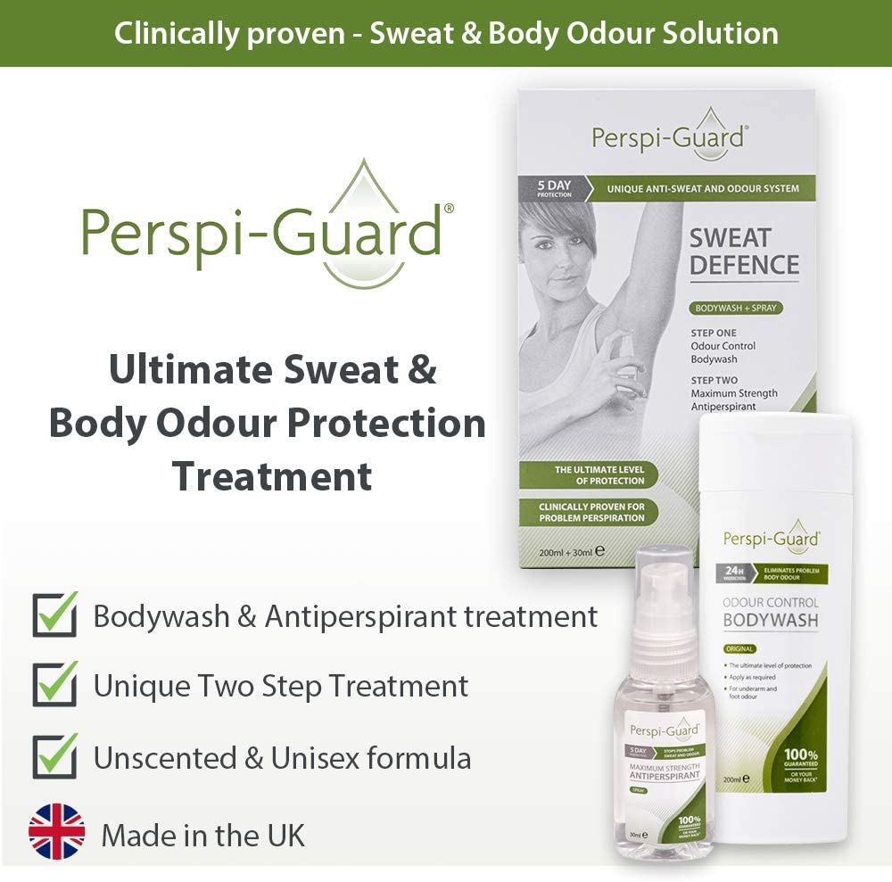 Perspi-Guard Sweat Defence, Antibacterial Body Wash & Strong Antiperspirant - Image 4