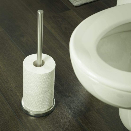 Tiger 446420946 Toilet Roll Stand, Stainless Steel, 13.4 x 42.9 x 13.4 cm - Image 3