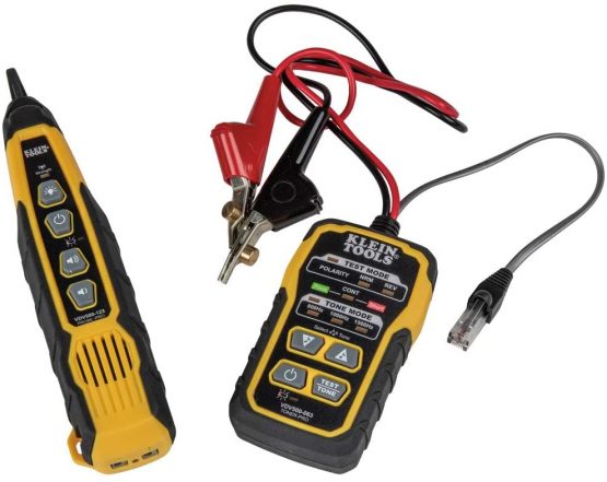 Klein Tools Tracer with Probe Tone Pro Kit for RJ11 and RJ45 Cables VDV500-820, Beige