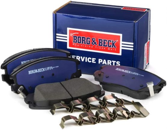 Borg & Beck BBP2048 Front Brake Pads - Includes Wear Indicators/Leads (Mando)