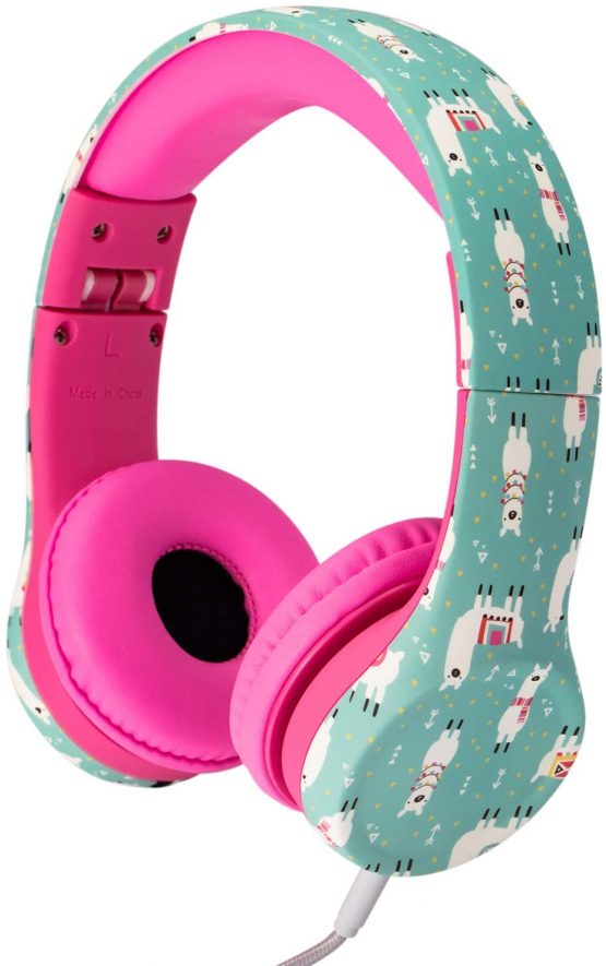 Snug Play+ Kids Headphones with Volume Limiting for Toddlers (Boys/Girls) - Llamas
