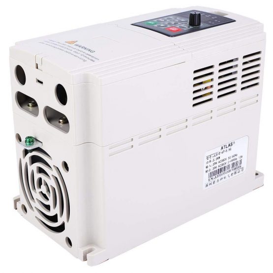Variable Frequency Drive, 1.5KW-7.5KW VFD Inverter Variable-Frequency Drive Converter 3-Phase 380V Input and Output, VFD Inverter Frequency Drive CNC Drive Converter (5.5KW) - Image 4