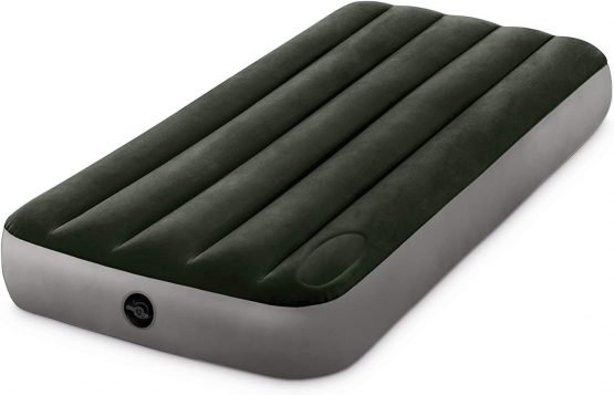 Intex JR. TWIN DURA-BEAM DOWNY AIRBED WITH FOOT BIP