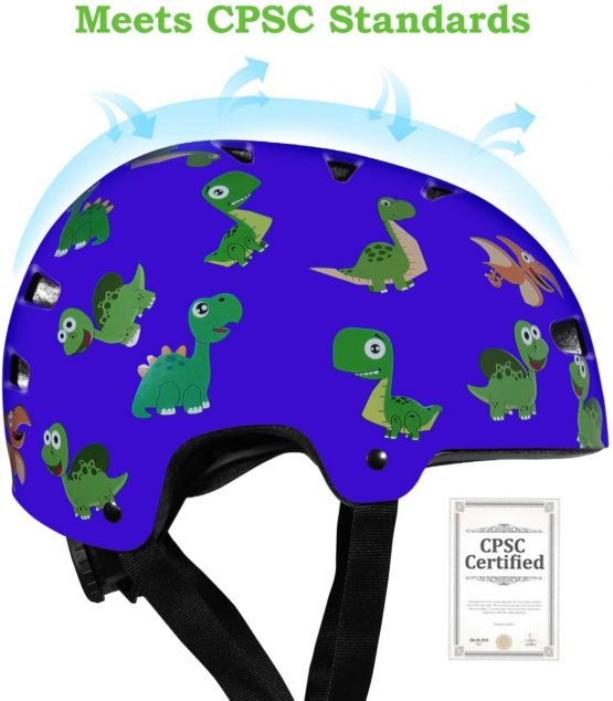 CLISPEED Kids Bike Helmet, Adjustable and Multi-Sport Bicycle Helmets for 3-8 Years, Toddler Youth Sports Protective Gear for Skating Cycling Scooter - CPSC Certified - Image 4