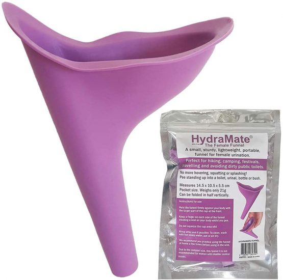 Female Funnel. Wee Travel Female Urinal For Ladies. Pee Standing Up Into A Bottle, Bush, Toilet or Urinal. Sturdy, Small and Lightweight For Women Who Love Travel, Hiking, Camping, Car. 21g.