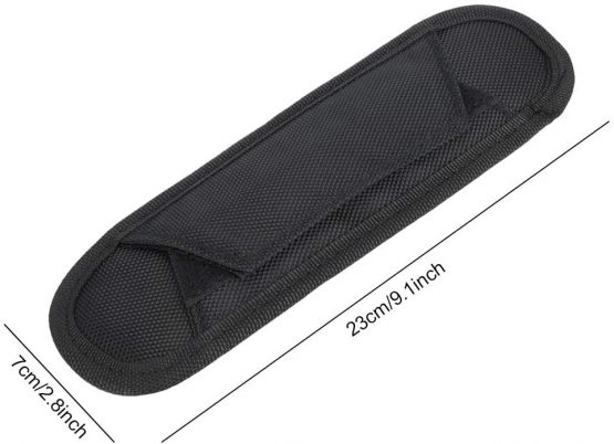 VIFERR Shoulder Strap Pad,Long Durable Bag Strap Pad Padded Shoulder Replacement Black for Camera Backpack Guitar - Image 2