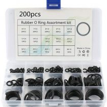 200PCS O-Ring Gasket kit Rubber Washer Seals Assortment Set Electrical Gasket Ring for Plumbing Washer Seal & Auto Quick Repair