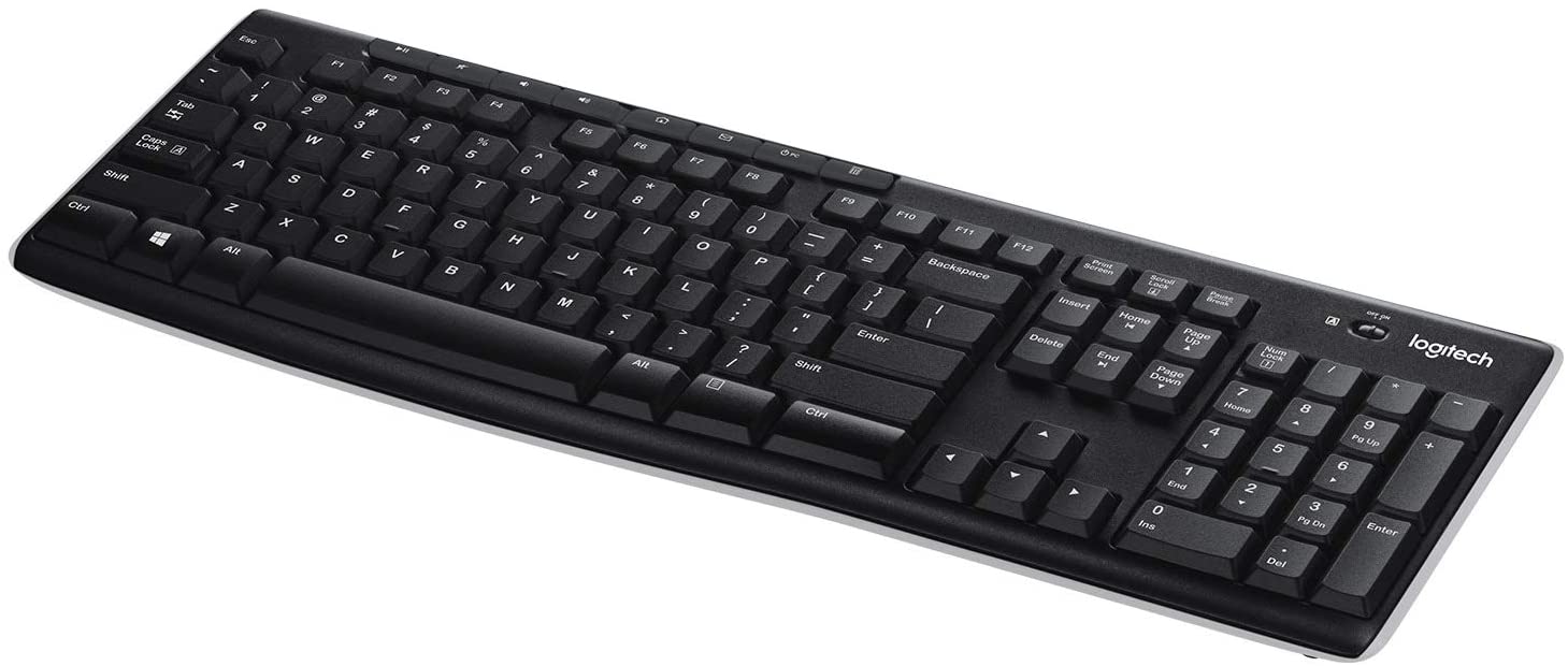 Logitech K270 Wireless Keyboard for Windows QWERTY Spanish Layout - Black - Image 3