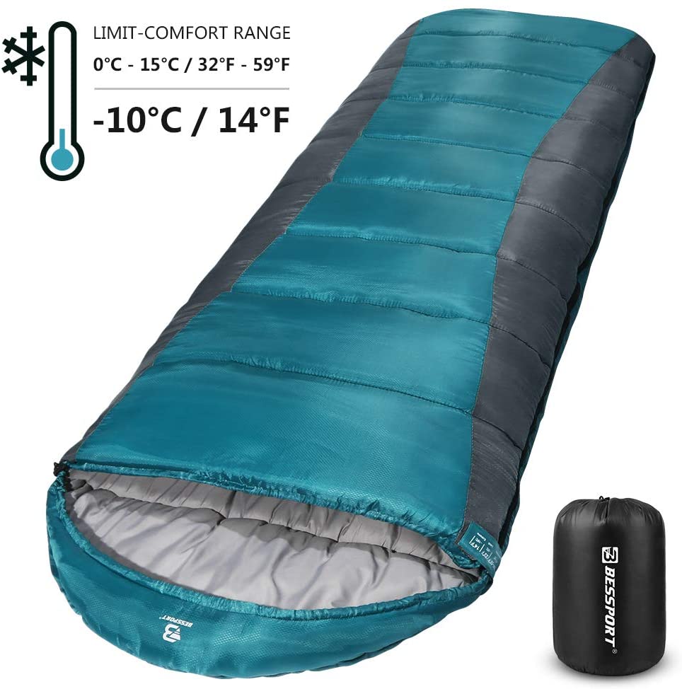 Bessport Sleeping Bag Winter 32℉/0℃ Extreme 34 Season Warm & Cool