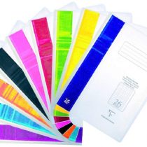 Clairefontaine 973226C school notebook coverbook, individual, perfect for your organisation, DIN A4, 21 x 29.7 cm, 16 sheets, 90 g, squared with margin, 1 piece, transparent