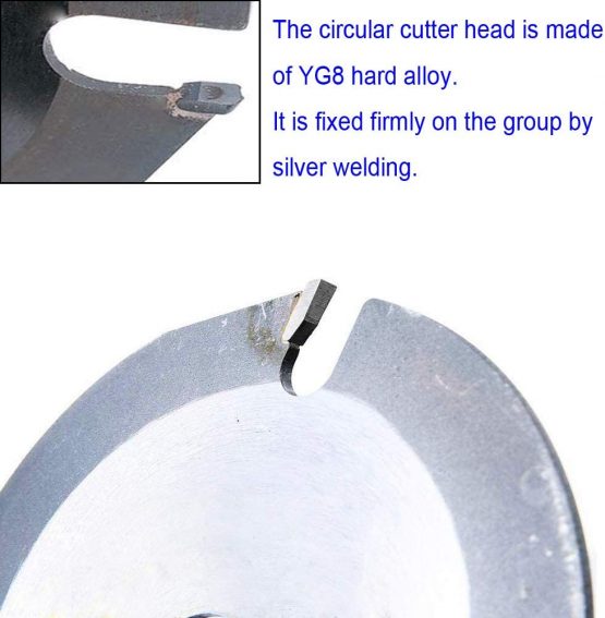 Grinder Wood Cutting Blade Disc, Wood Disc Circular Saw Blade Cutter Tool, 4 inch Angle Grinder-3 Teeth Shaping Disc for 100/115 Angle Grinder - Image 4
