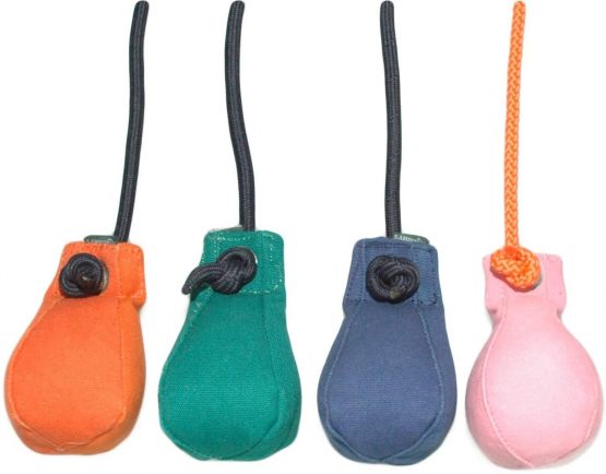 Dummy ball 150g, dog training toy, robust material, floatable, extra-long rope, ideal for fetch training, trains search and marker capacity