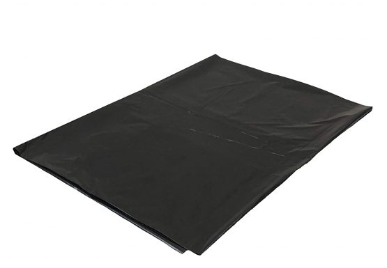Tecman Recycled Medium Duty 10kg Black Waste Sacks/Bin Bag Liners (PS3000 ) | 18”X29”X33” | Case of 200 - Image 2