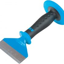 OX OX-P092304 Brick Chisel - Pro Series Heavy Duty Brick Bolster Chisel - Dual Hand Guard - Multi-Colour - 4 x 8 1/2-Inch