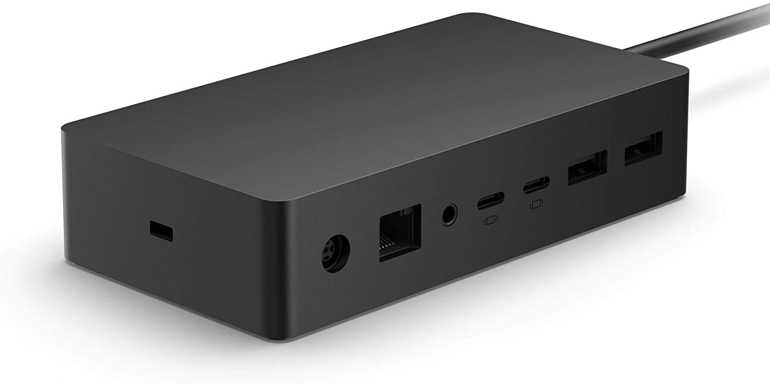 Microsoft Surface Dock 2 (4x USB-C, 2x USB-A, Gigabit Ethernet port, Audio port), Black