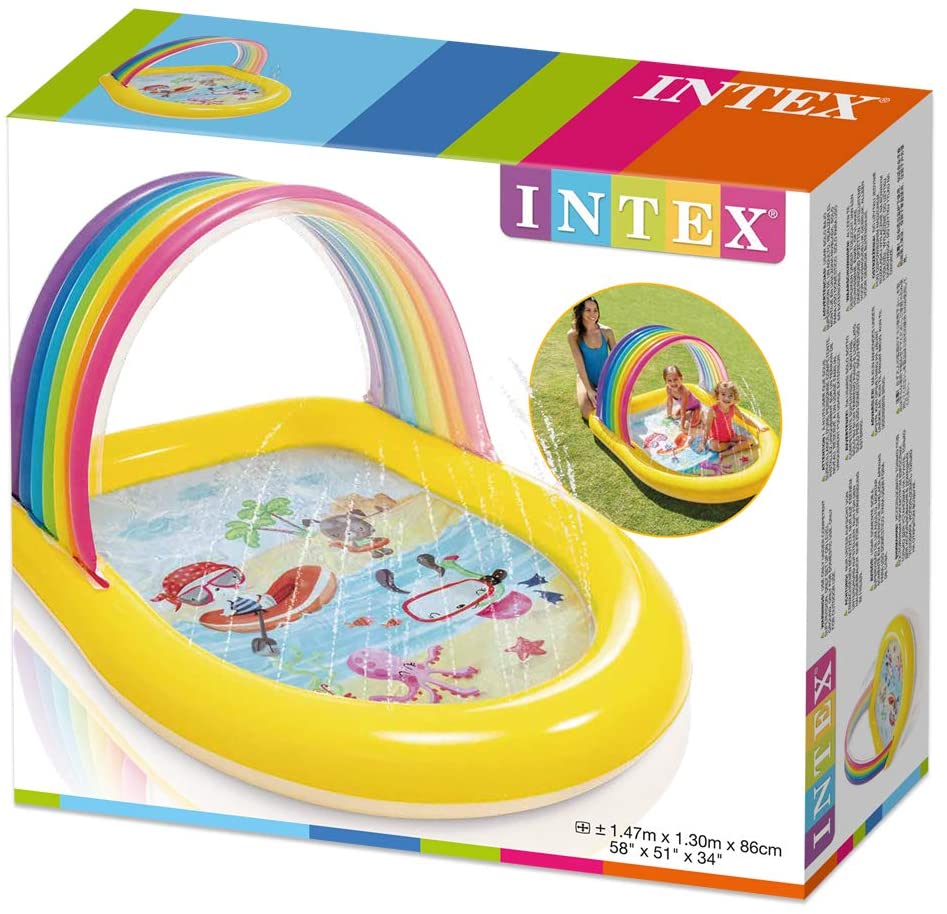 INTEX RAINBOW ARCH SPRAY POOL, Multi-coloured, cm - Image 4