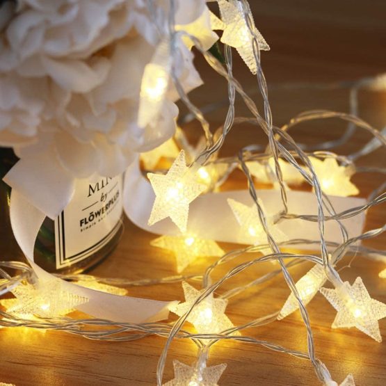 Ginkago String Lights for Teepee Tent, Led Fairy Stars Light Espacially for Kids Teepee Tent Play Haus, 4 Strings Light Battery Powered Camping Party Decoration - Image 3