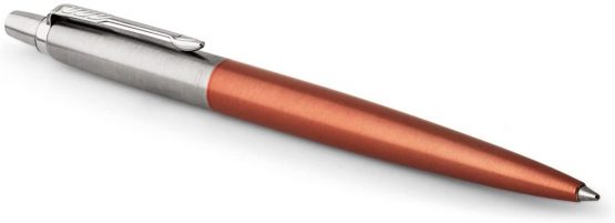 Parker Jotter Ballpoint Pen | Chelsea Orange | Medium Point Blue Ink - Image 2