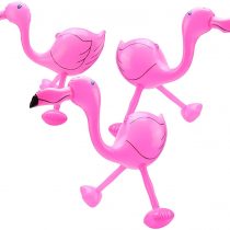 CCINEE 3 Pack Inflatable Flamingos Inflatable Toys Fancy Dress Party Hawaiian for Luau Party Decorations