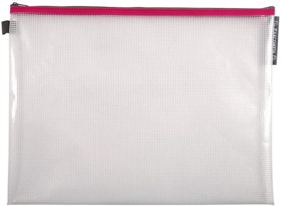 Exacompta 34160E – Eva 30/10th 29.7 x 42 cm Soft Plastic Zipped Pouch, Random Colour - Image 4