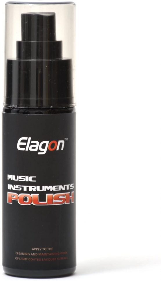 Elagon UK (POL) Pro Care Kit Accessories - Guitar Polish - Can be used as Stand-Alone or as Guitar Pro Care Kit Refill/Replenishment. A Quality Cleaning and Polishing Product That Brings Out The Natural Beauty, Luster and Color in Your Instrument, Making Your Guitar Shine Like New. The Polish Removes Smudges, Fingermarks/Stains. Totally Safe on Any Common Guitar Lacquer. For Electric, Acoustic, Classical/Spanish Guitars, Bass Guitars, Ukuleles, Banjos, Mandolins and Other Stringed Instruments.