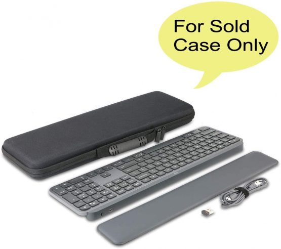 co2CREA Storage Carry Travel Hard Case for Logitech MX Keys Advanced Wireless Keyboard,Case Only - Image 2