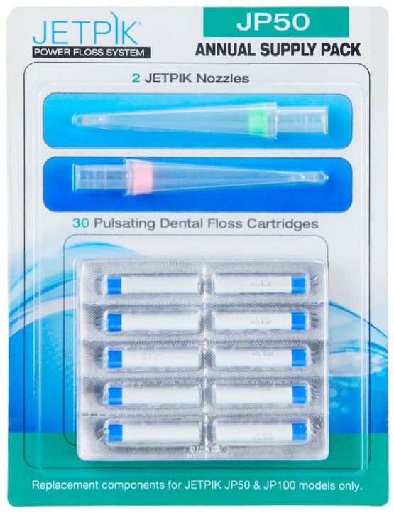 JETPIK JP50 Annual Pack Contains A Whole Year Supply for Your JP50 Series Power Floss Use