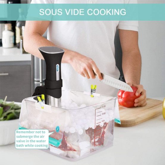 Sous Vide Bags 30 Reusable Vacuum Food Sealer Bags for Anova, Joule Cookers, 3 Sizes Sous Vide