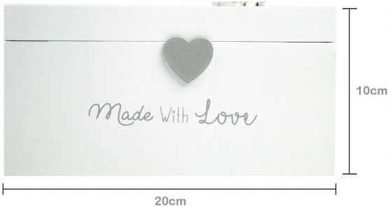 Hugs & Kisses - Wooden Memories Keepsake Box - Image 2