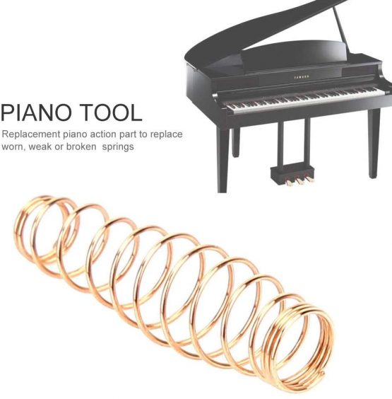 Fafeims 90Pcs Upright Piano Jack Spring Piano Brass Coil Spiral Spring Piano Repair Parts - Image 4