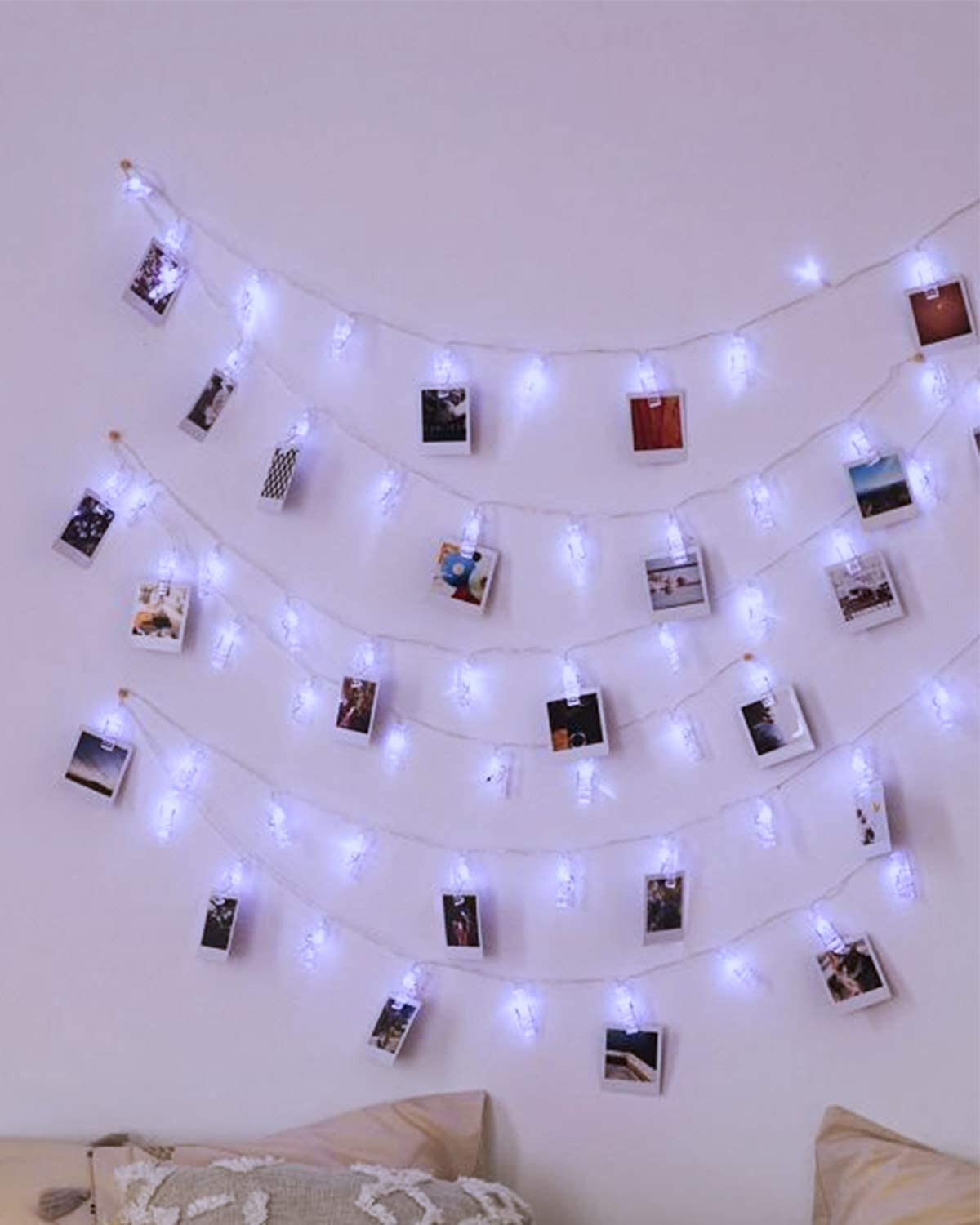 litogo 100LED Dimmable Photo Clip String Lights with Remote - Image 4