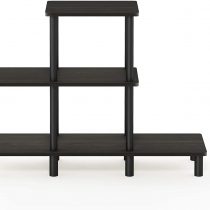 Furinno Toolless Shelves, Wood, Espresso/Black, one size