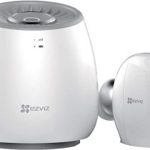 EZVIZ C3A Indoor/Outdoor Battery Camera and 4G Hub with Built-in Siren