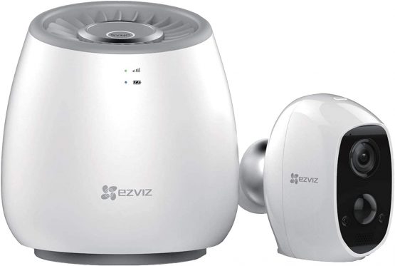 EZVIZ C3A Indoor/Outdoor Battery Camera and 4G Hub with Built-in Siren