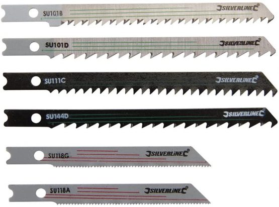 Silverline 234292 Jigsaw Blade Set Universal Fitting Wood and Metal - 30 Pieces