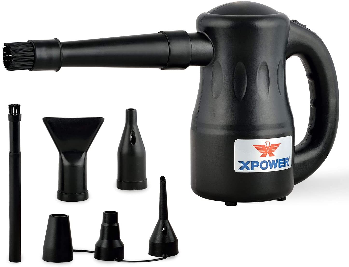 XPOWER A-2 Multi Electric Computer Duster Dryer Air Pump Air Spray Blower Vacuums (Black)