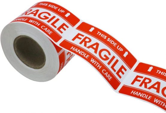Hybsk Handle with Care This Side Up Fragile Stickers Shipping Address Warning Labels (2 * 3 inch) - Image 4