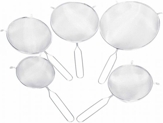 KitchenCraft KCSTRAIN16SS Medium / Small Sieve, Stainless Steel, 16cm, Silver - Image 2