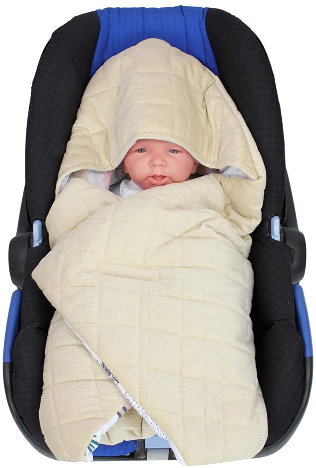 TupTam Baby Swaddling Blanket Universal Car Seat Winter Wrap BigaMart