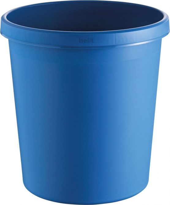 Helit H6105834 Waste Paper Bin the German, 18 L, Blue