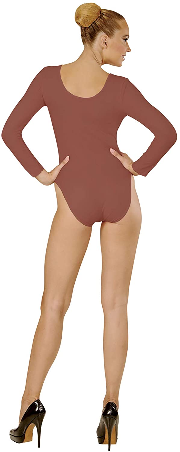 Widmann Womens Ladies Beige Long Sleeve Leotard Ballerina Fancy Dress Costume Outfit Xl, Skin-coloured - Image 2