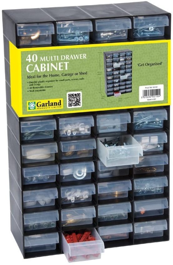 40 Multi Drawer Plastic Storage Cabinet For Home Garage or Shed