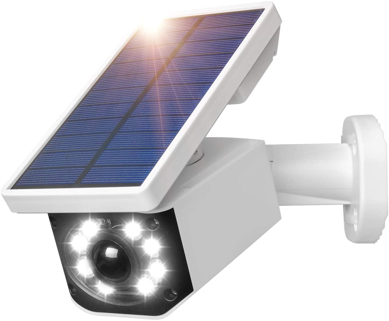 2in1 dummy camera and LED solar light, dummy surveillance camera and