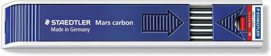 STAEDTLER Mars Carbon Leads (Pack of 12) + STAEDTLER Mars Carbon 4B Plastic Lead (Pack of 12) - Image 3