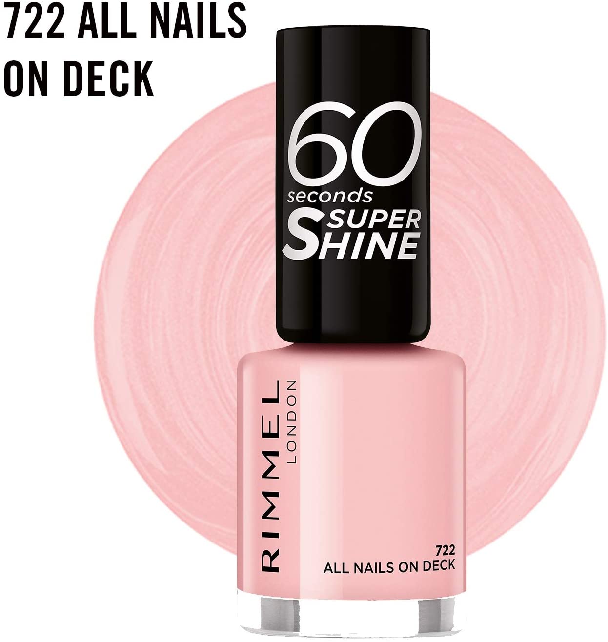 Rimmel London 60 Seconds Super Shine Pastel Pink Nail Polish Trio (Pack of 3), Paster Summer Trio, 8 ml (Pack of 3) - Image 2