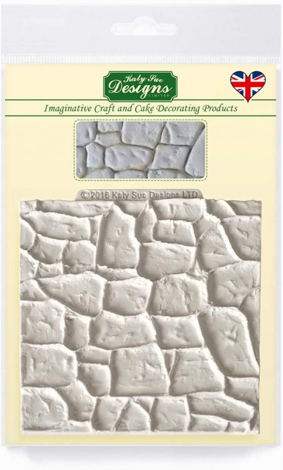 Katy Sue Designs Panel Design Mat Silicone Mould for Cake Decorating, Crafts, Cupcakes, Sugarcraft, Candies, Card Making and Clay, Food Safe Approved, Made in The UK, DM0036