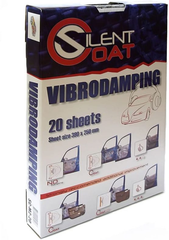 Silent Coat 20 Sheet (375x250mm) Volume Pack Car Sound Deadening/Proofing - Image 2